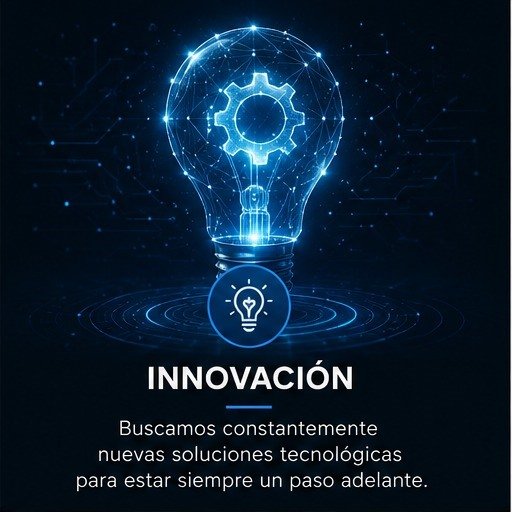 Innovación: buscamos constantemente nuevas soluciones tecnológicas para estar siempre un paso adelante.